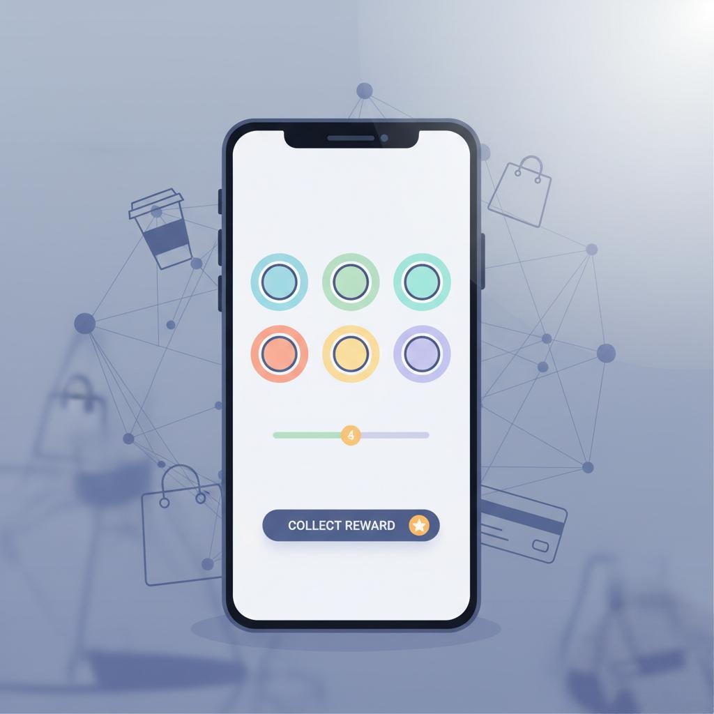 mobile customer loyalty points app with stamps